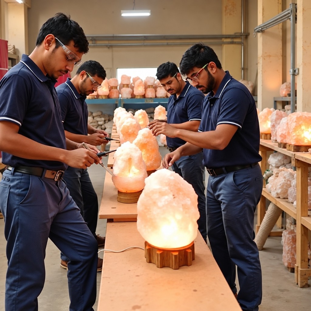 Himalayan pink salt manufacturing