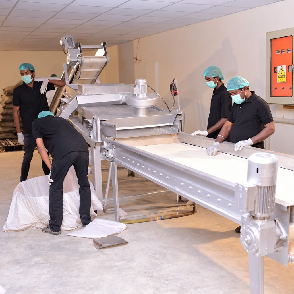 Himalayan pink salt processing